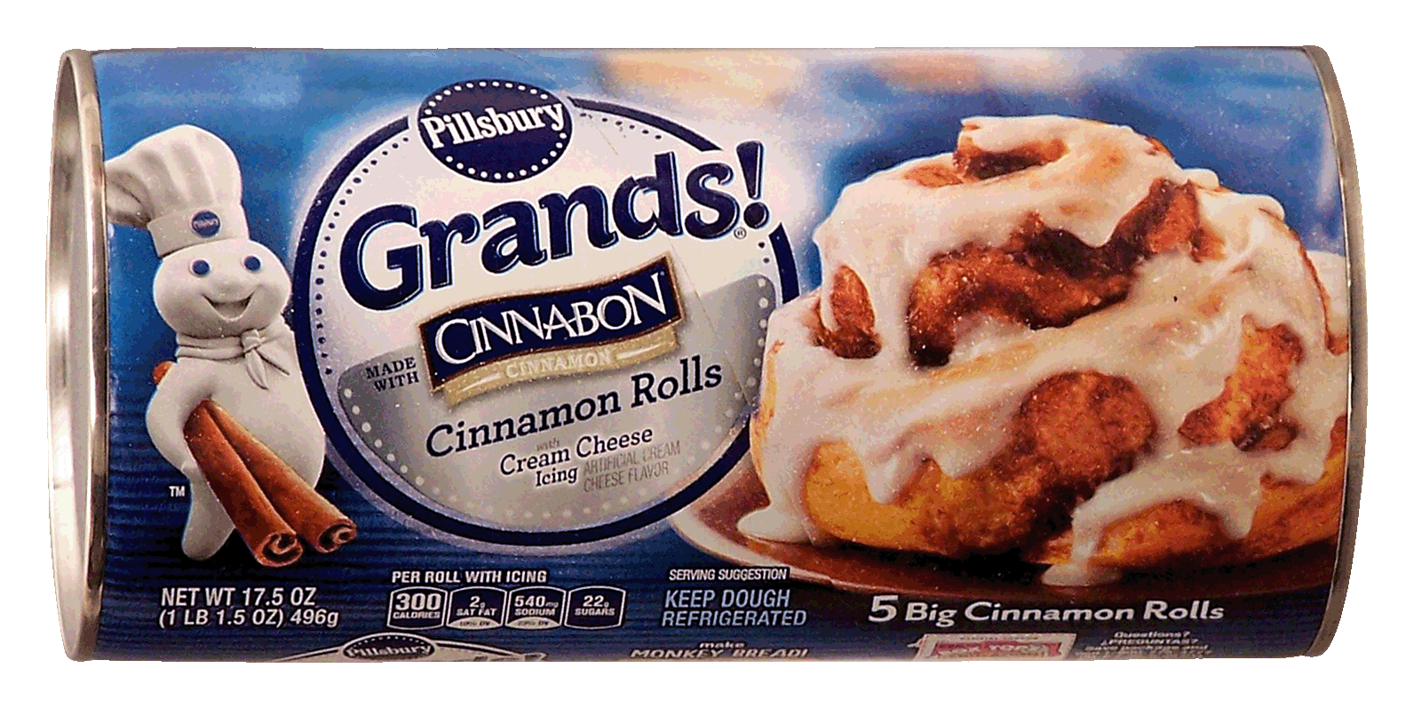 Pillsbury Grands! cinnamon rolls made with cinnabon cinnamon and cream cheese icing Full-Size Picture